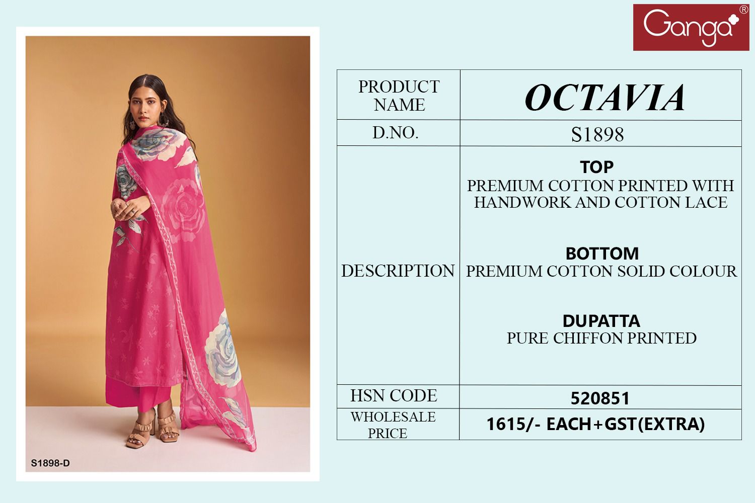 Octavia1898 Printed Designer Salwar Suits